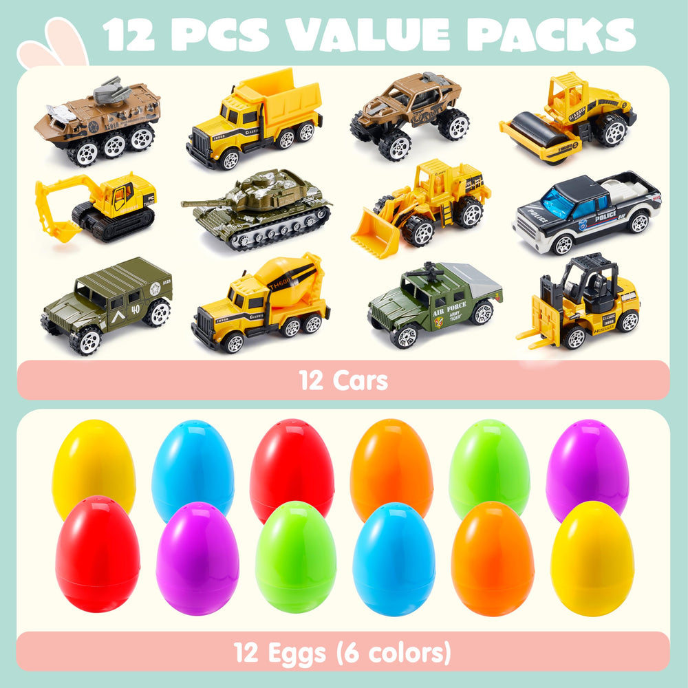 JOYIN battle cars inside eggs for action-packed playtime