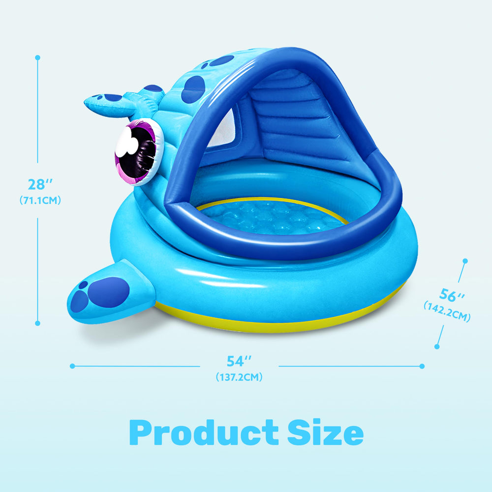 JOYIN birthday party-ready pool area creates festive shaded water play.