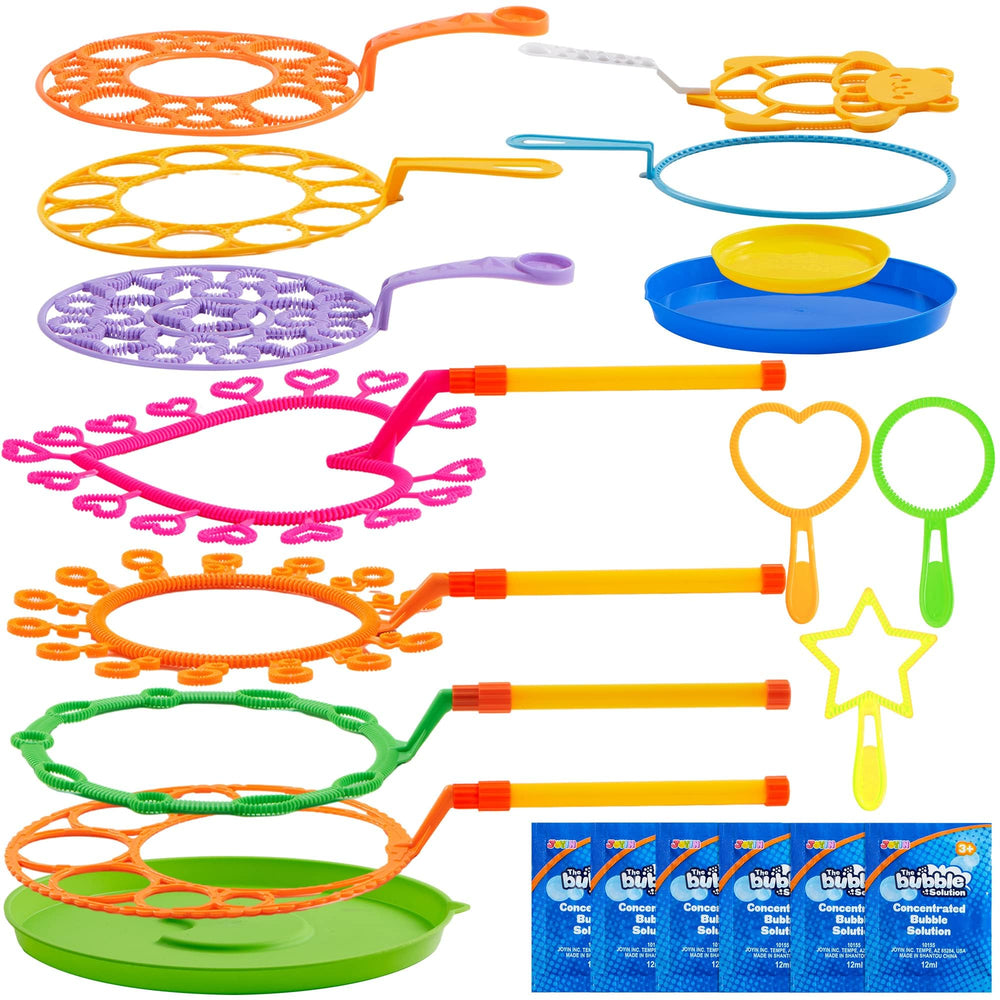 JOYIN bubble-wands-tray assembly: easy setup for a mess-free bubble station.