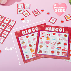 JOYIN cards sized 6.5 by 6.75 inches fit hands comfortably