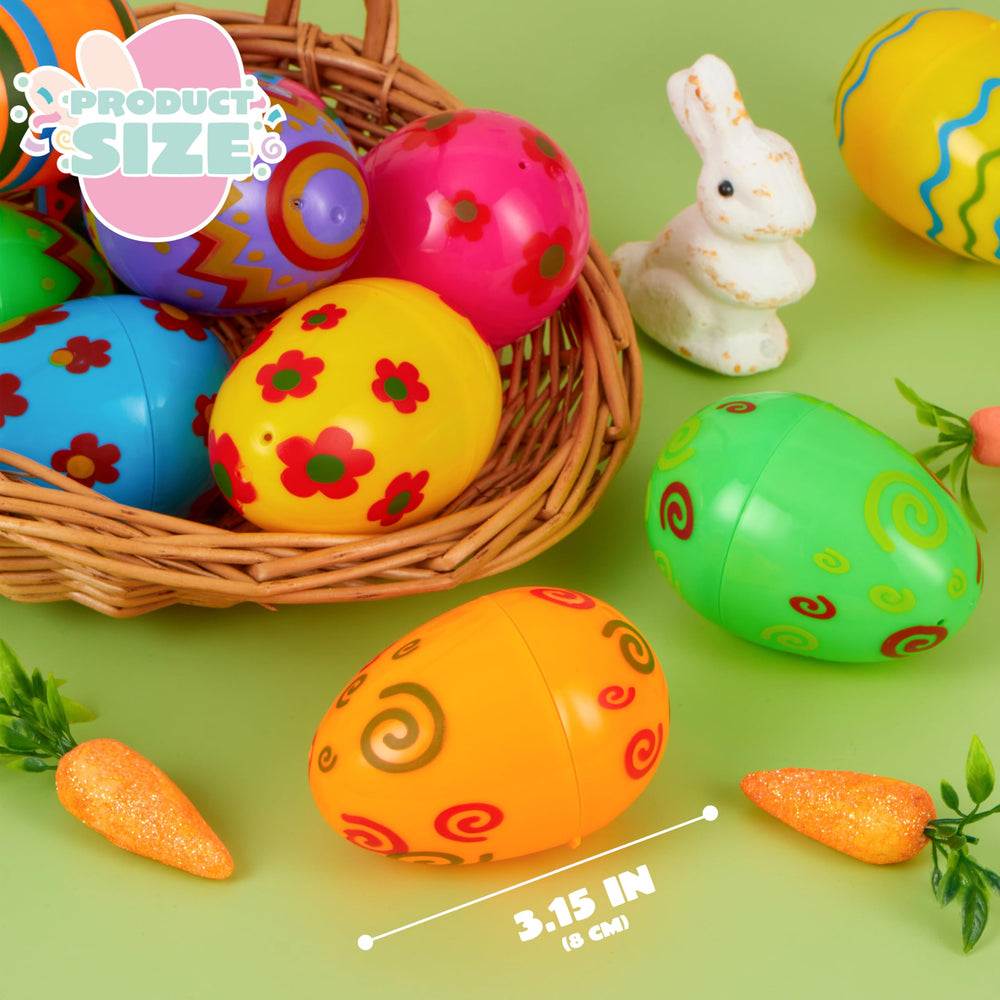 JOYIN fillable Easter eggs ideal for treats or hidden notes