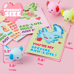 JOYIN classroom prizes kit with axolotl mochi and cards