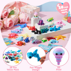 JOYIN clear gift bags for valentine gift-giving and sharing.