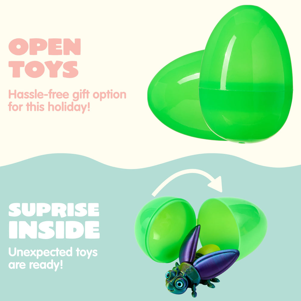 JOYIN collectible Easter eggs with insects invite exploration and assembly play.
