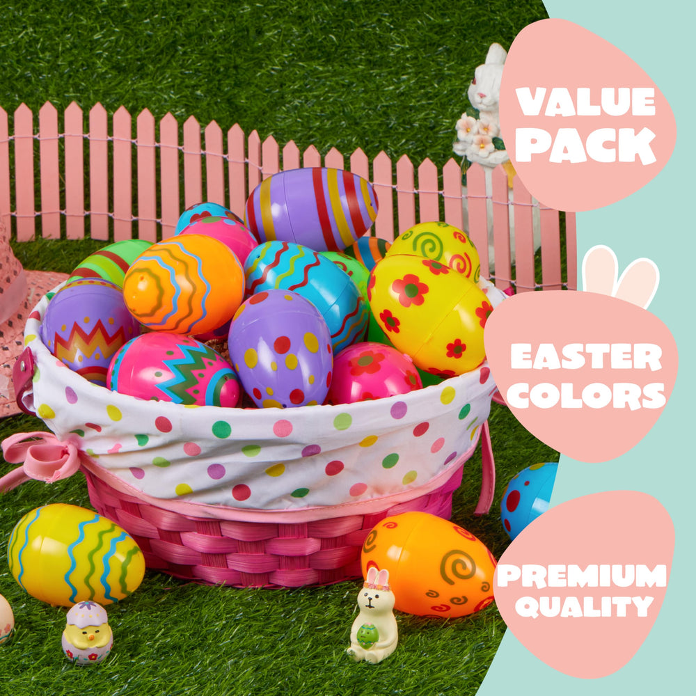 JOYIN colorful printed Easter egg designs brighten any display