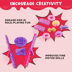 JOYIN Curling wand styles let kids imagine different hair looks.