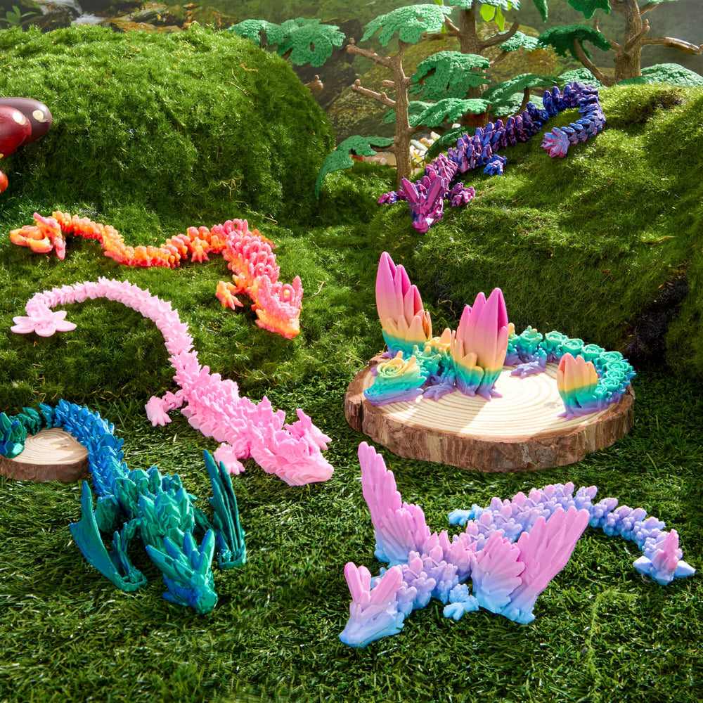 JOYIN Desk decor dragons collection displayed on a modern workspace