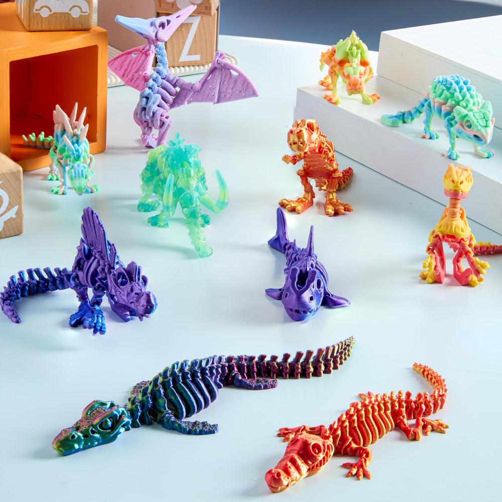 JOYIN Ankylosaurus figure with armored texture and bendable joints for steady display.