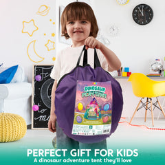 JOYIN carrying tote helps organize the dinosaur play tent