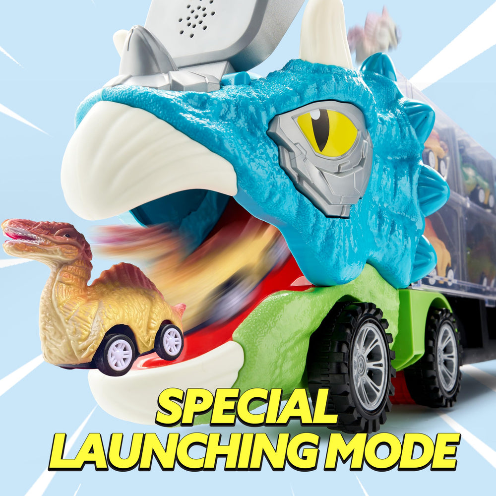 Joyin 13-in-1 set includes a helicopter and die-cast dinos for varied imaginative play.