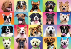 JOYIN dog puzzle with 300 pieces and large parts for easy handling.
