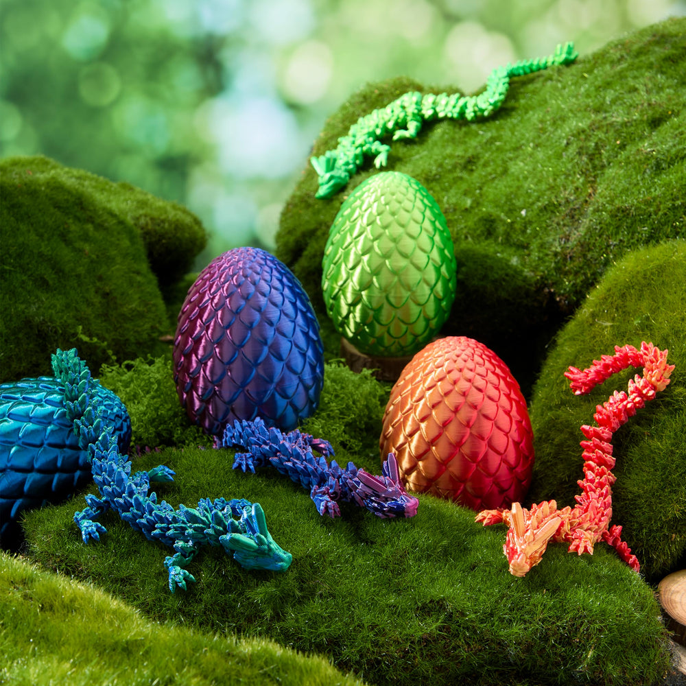 JOYIN dragon eggs 3D dragon detail highlights intricate dragon inside the shell.