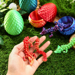 JOYIN dragon eggs blue-green laser egg reveals a detailed dragon for Easter hunts.