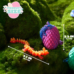 JOYIN dragon eggs lifelike tail detail enhances display and pretend play
