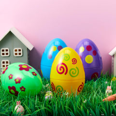 JOYIN durable plastic Easter eggs built for repeated use