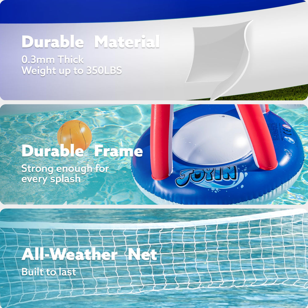 JOYIN durable raft material ensures long-lasting, leak-proof pool fun.