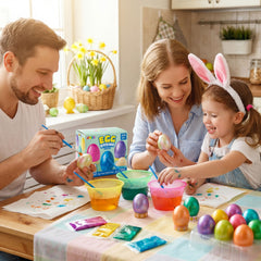 JOYIN Easter Dye Kit sparkling colors enhancing Easter egg display