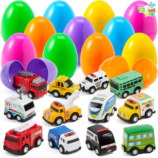 JOYIN 12-pack Easter eggs with toys for exciting egg hunts