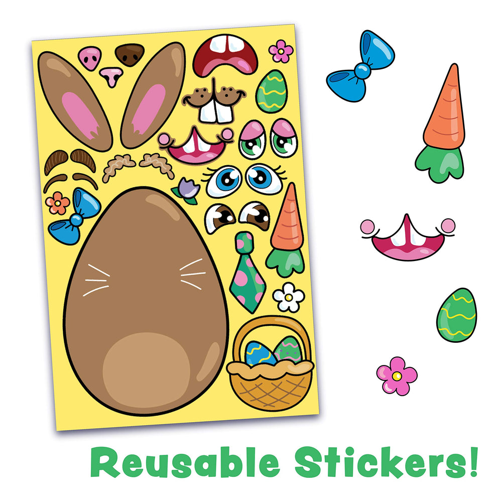JOYIN Easter stickers sheep face for storytelling and party time.