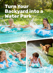 JOYIN easy setup with hose connection for quick outdoor fun