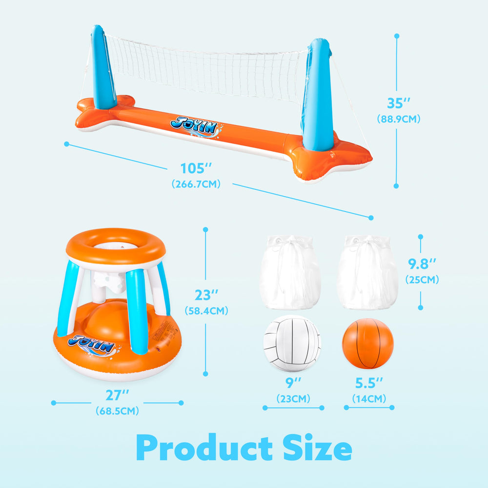 JOYIN items inflate quickly for fast setup at pool parties