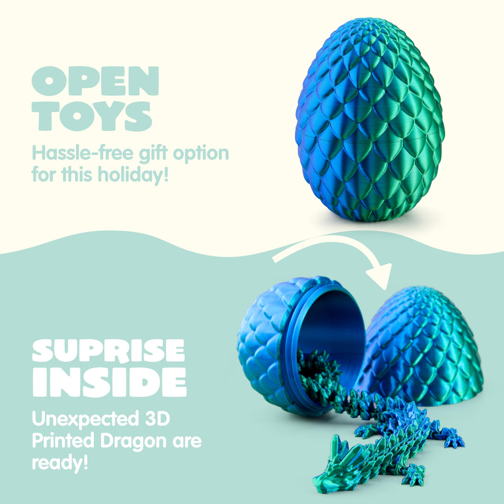 JOYIN contents include 5-inch egg and 12-inch dragon.