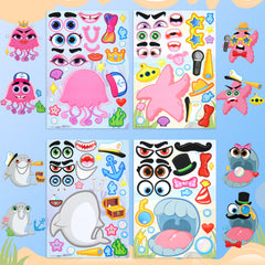 JOYIN face-design stickers with eyes, mouths, and eyebrows for silly faces