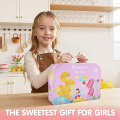 JOYIN Fairy Blossom Tea Set is a charming gift for budding hosts ages 3 to 6