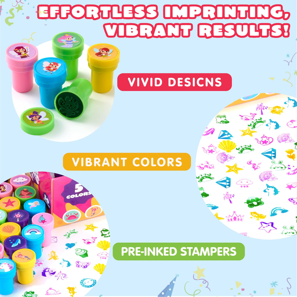 JOYIN FairyTale princess design stamps ideal for arts and crafts