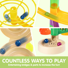 JOYIN family playtime—parents and kids race marbles together