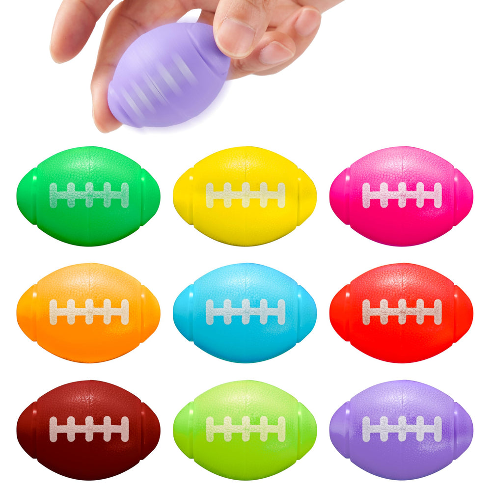 JOYIN football fidget spinner collection colors highlights color variety for party favors.