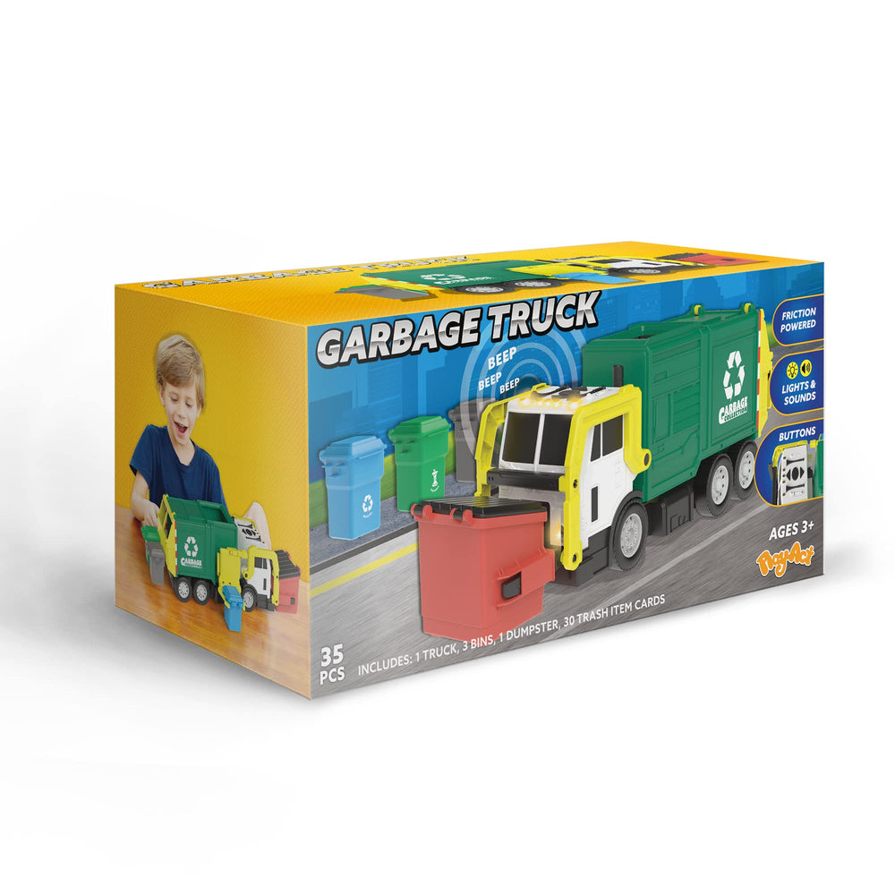 JOYIN front loader action encourages hands-on dumping and bin interaction.