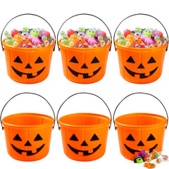 JOYIN Halloween buckets for gatherings, easy to collect treats.