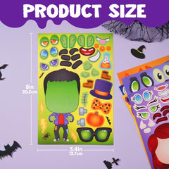 JOYIN bat-face Halloween sticker for quick decorations and crafts