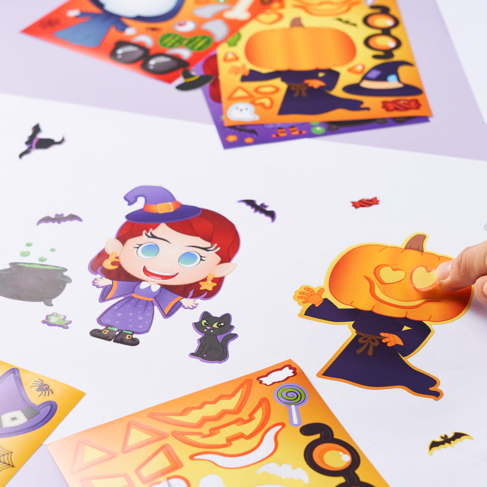 JOYIN ghost-face Halloween sticker for playful decorations and DIY crafts