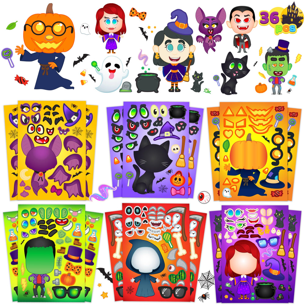 JOYIN werewolf-face Halloween sticker for creative costumes and art