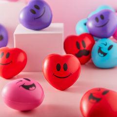 JOYIN purple heart stress ball with vibrant design for calming focus