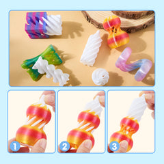 JOYIN impossible cone pastel mint: portable desktop decor for calm moments