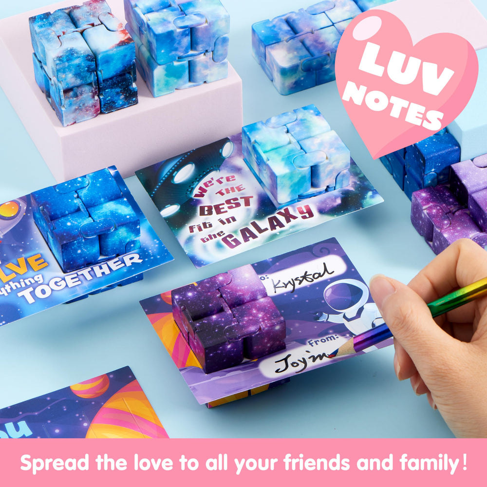JOYIN packaging showcase with 28 packs Valentine gift set.