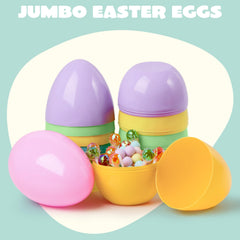 JOYIN jumbo pastel egg with fillable interior for treats.