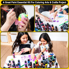 JOYIN kid-friendly art on canvas, wood, and chalkboard inspires possibilities.