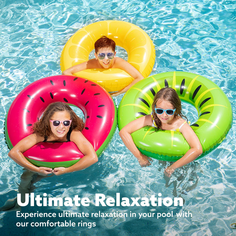 JOYIN lemon ring float brings bright color and durable construction