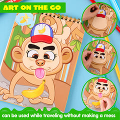 JOYIN Make-a-Face Farm sticker sheets for creative play