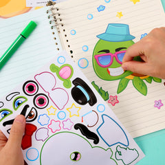 JOYIN Make a Face Sea Stickers pufferfish design adds fun to hands-on art.