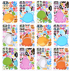 JOYIN Make a Face Sea Stickers shark design for kids' crafts and party favors.
