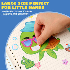 JOYIN Make a Face Sea Stickers whale design ideal for classroom rewards and group activities.