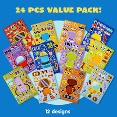 JOYIN Make-a-Face stickers classroom-activity designs boost teamwork