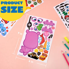 JOYIN Make a Face Stickers Safari face-parts set for mix-and-match sticker art.