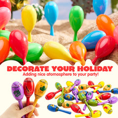 JOYIN maracas for birthday party favors with safe, kid-friendly design.