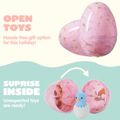 JOYIN marble-printed Easter egg pink pack ideal for party favors and crafts.